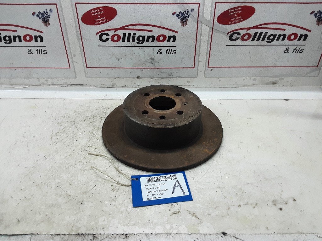 REMSCHIJF ACHTER Opel Vectra B (36) (01-1995/04-2002), Gebruikt, Rue de l'Espoir 34 34
4030  GRIVEGNÉE, BE, Info@Collignon.be