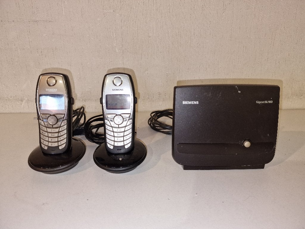 Draadloze telefoons, Télécoms, Téléphones fixes | Combinés & sans fil, Enlèvement, Comme neuf, 2 combinés