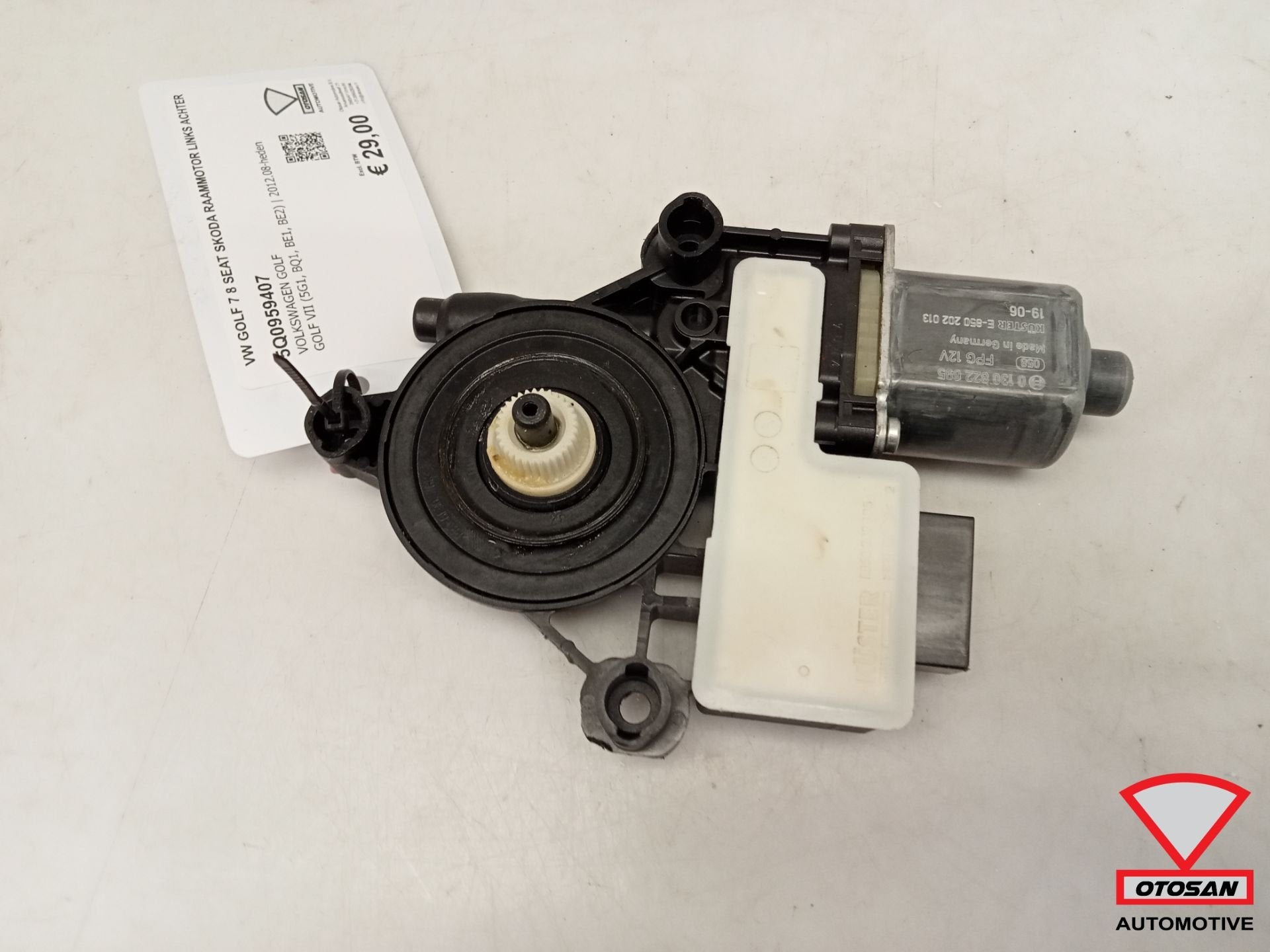 VW Golf 7 8 Seat Skoda Raammotor Links Achter 5Q0959407, Gebruikt, Volkswagen, Volkswagen AG, Vw@volkswagen.de