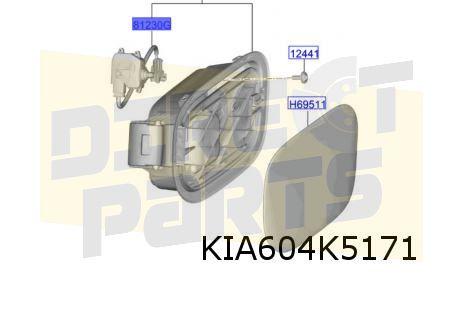 Kia Sportage (9/21-) (NQ5) vergrendeling tankklepmechanisme, Kia, -, -, Nieuw
