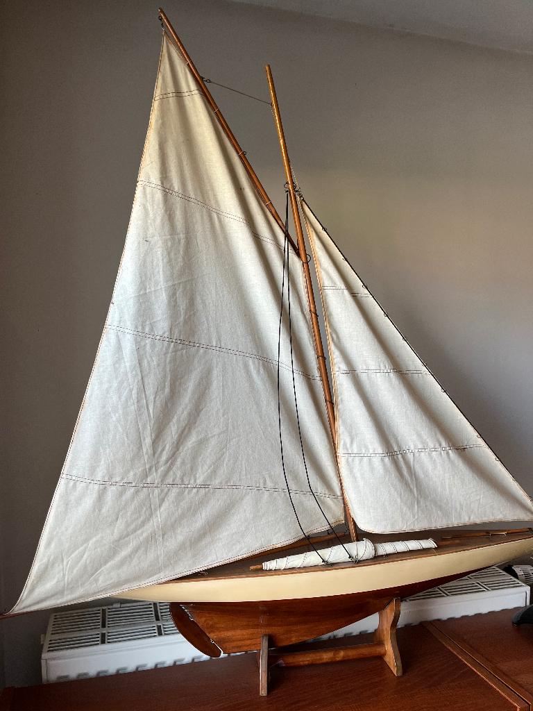 Maquette voilier, Enlèvement, Utilisé