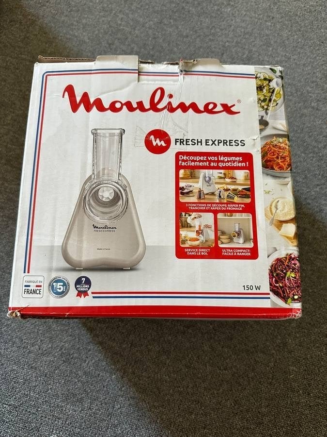 Moulinex Fresh Express Elektrische Groentesnijder, Electroménager, Enlèvement ou Envoi, Comme neuf