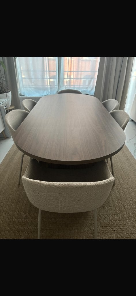 Table de salle à manger, Maison & Meubles, 150 à 200 cm, Cinq personnes ou plus, Comme neuf, Enlèvement