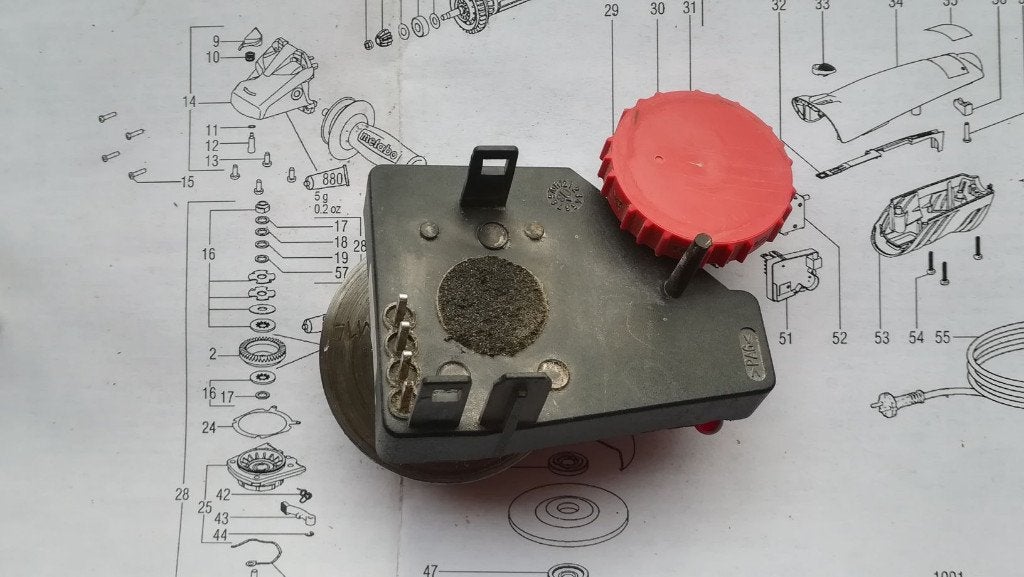 Metabo WE9-125 schakelaar+electronica pn 343080950 343408550, Ophalen of Verzenden, Gebruikt