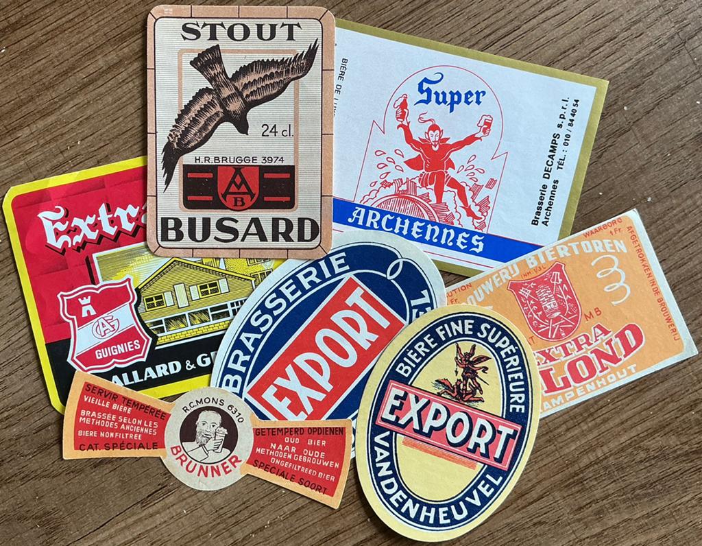 Lot d'étiquettes de bière, Enlèvement ou Envoi, Comme neuf, Autres types, Autres marques