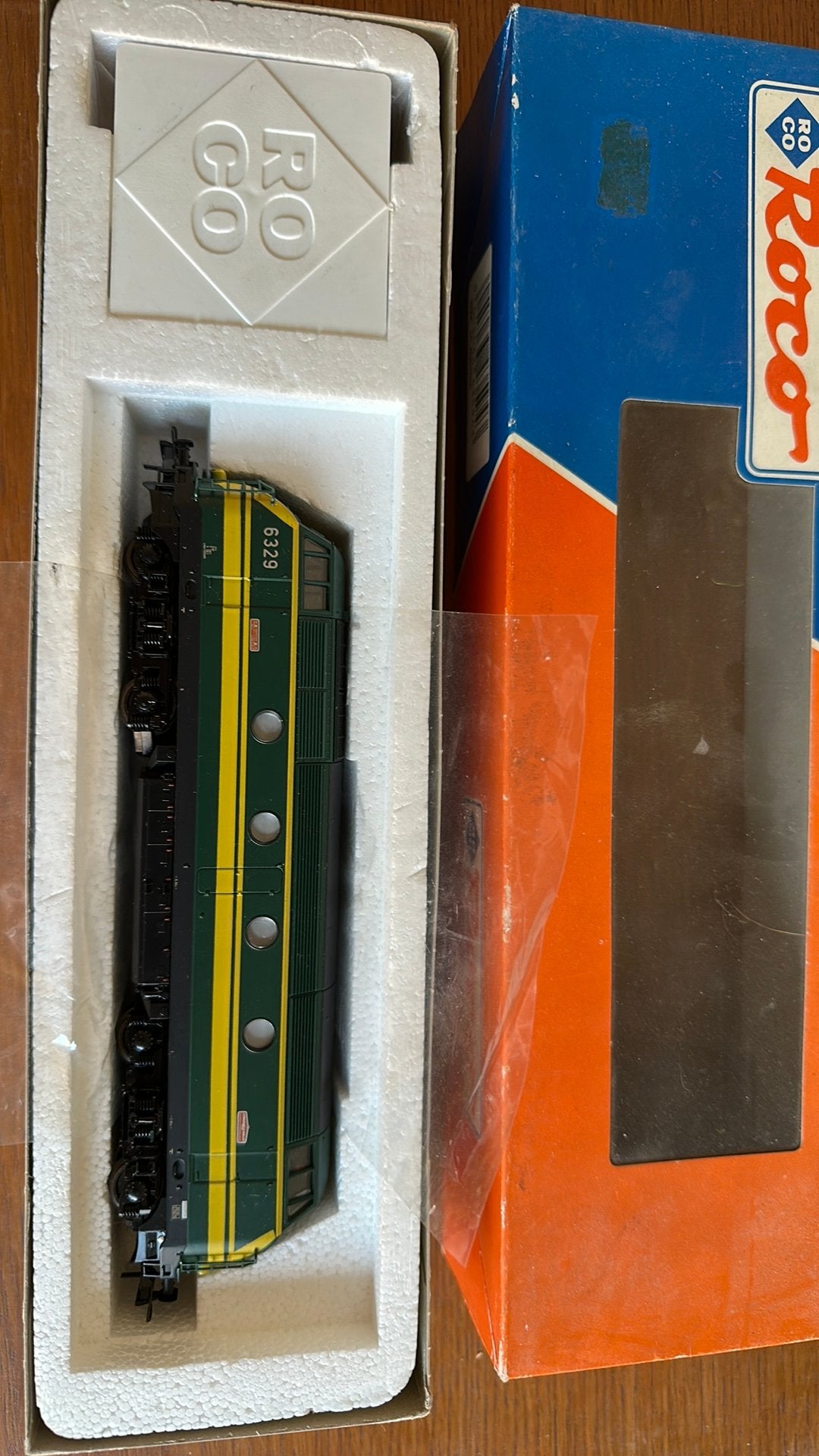 Locomotive diesel SNCB 6329 Roco, Analogique, Comme neuf, Courant continu, Locomotive