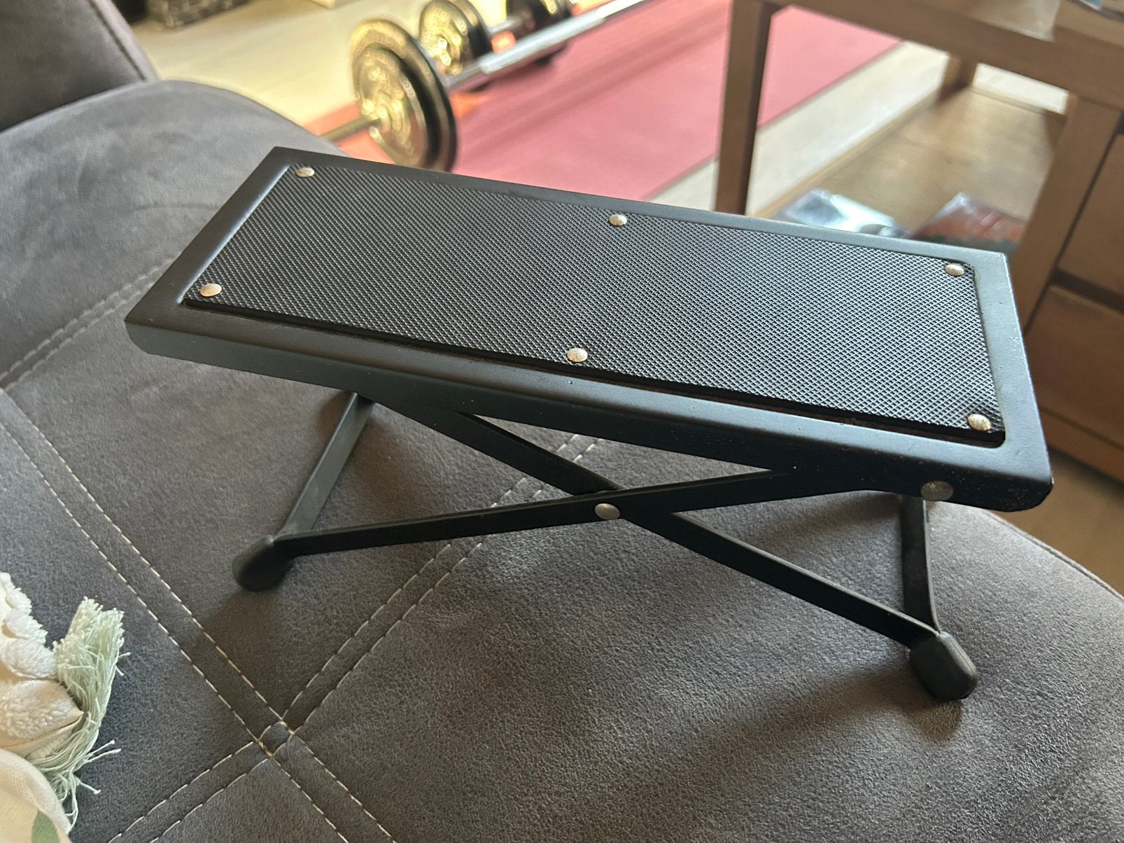 Repose pied du guitariste footstool, Verzenden, Gebruikt, Akoestische gitaar