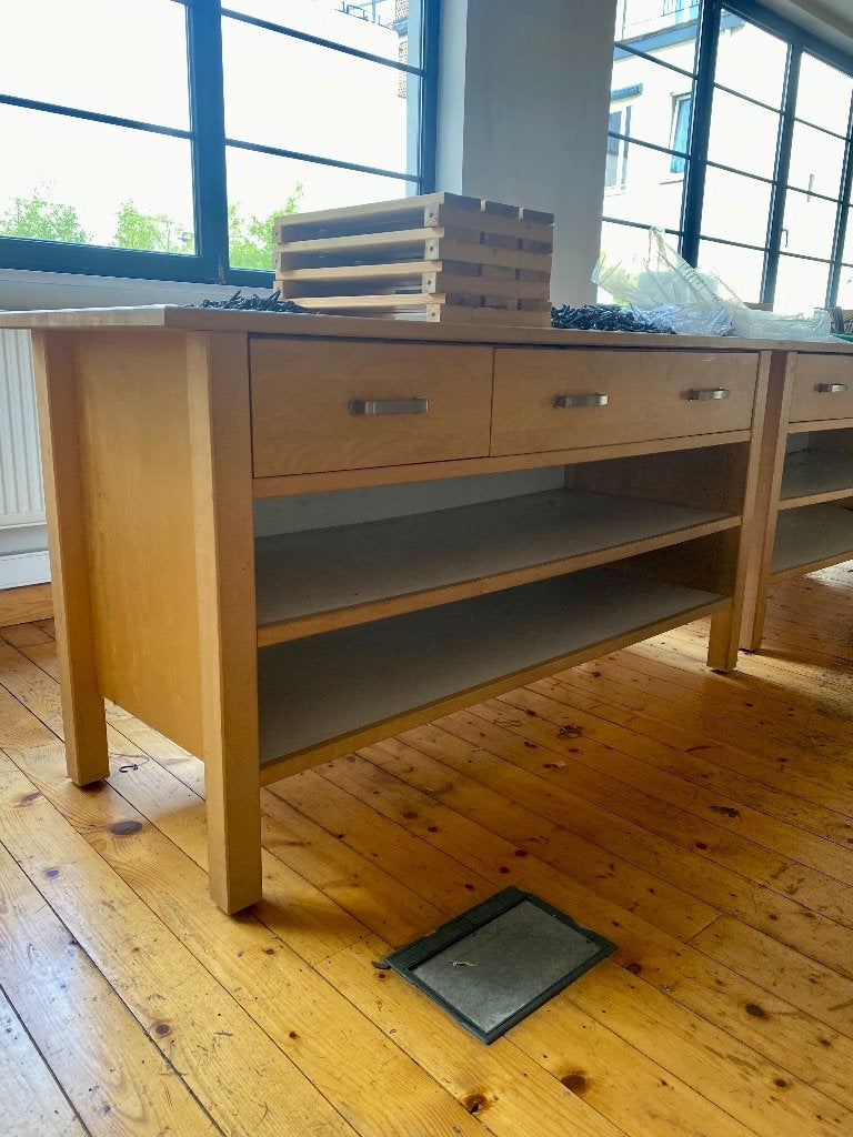 werktafel, Ophalen, Gebruikt, 170 cm of meer