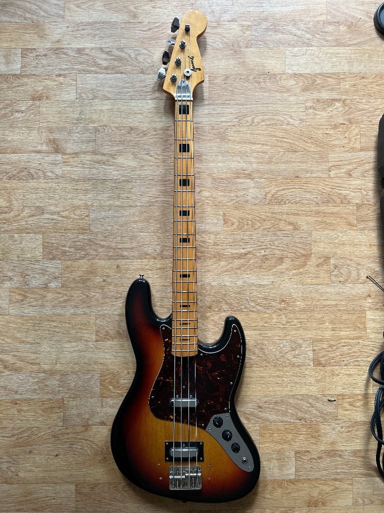 Electric bass Jarock Jazz Bass type made in Japan, Enlèvement, Utilisé, Électrique