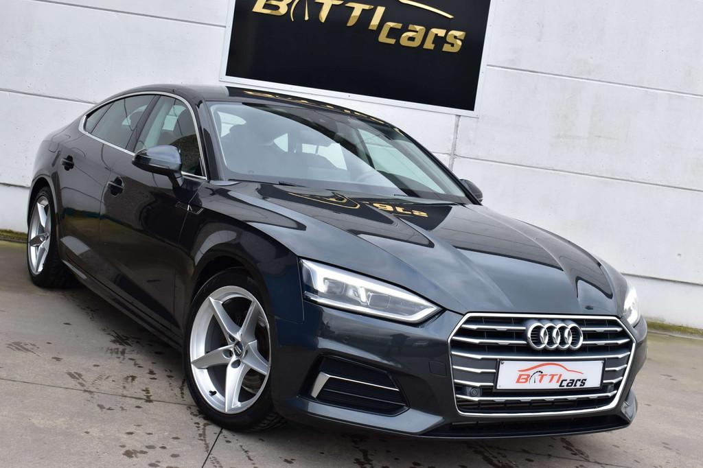 Audi A5 2.0 TFSI* Navi* Zetelverw.* Airco* PDC* 18" Velgen, Voorwielaandrijving, 4 zetels, Stof, Gebruikt