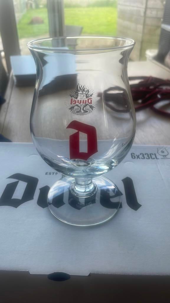 Duvel glazen 8 dozen van 6 glazen, Verzamelen, Ophalen, Zo goed als nieuw, Duvel