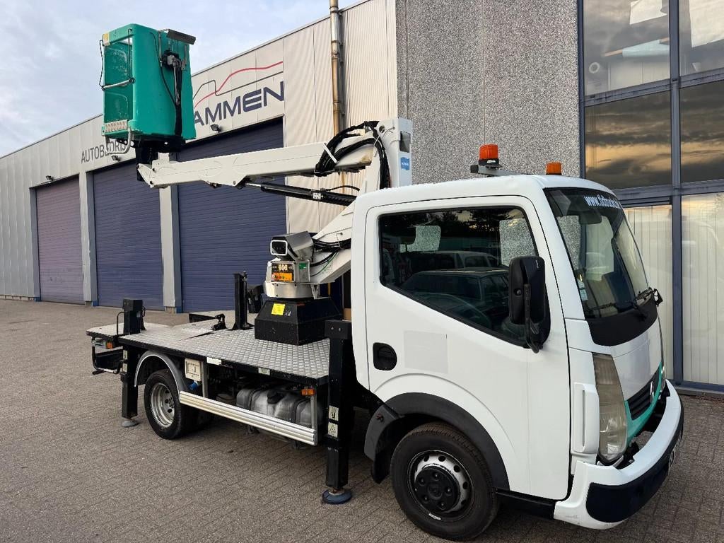 Renault Maxity 130 *10M WORKING PLATFORM-NACELLE-HOOGWERKER*, Auto's, Gebruikt, Renault, Wit, Bedrijf