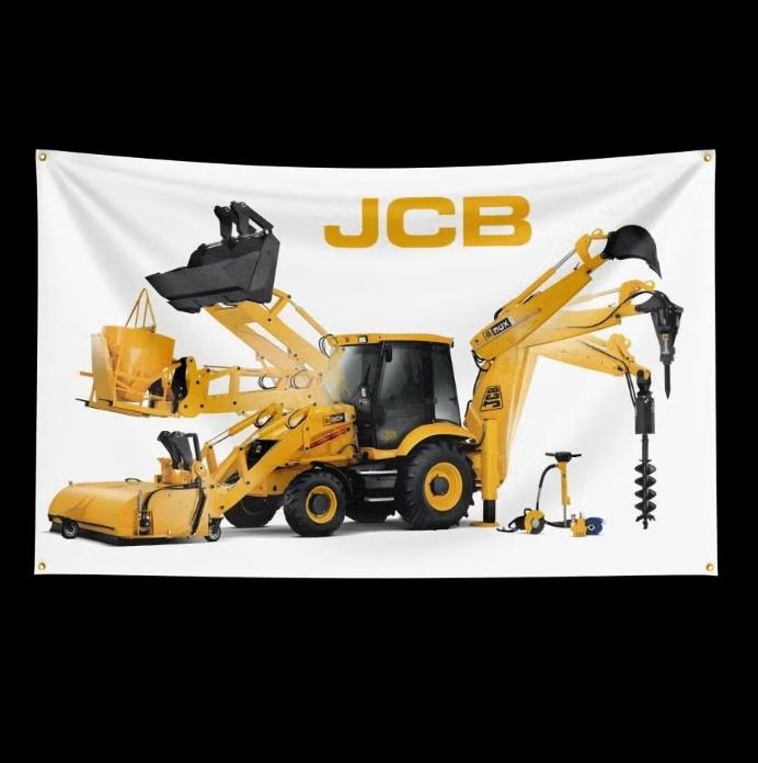 Grands drapeaux JCB Tractors (150x90cm), Enlèvement ou Envoi, Neuf