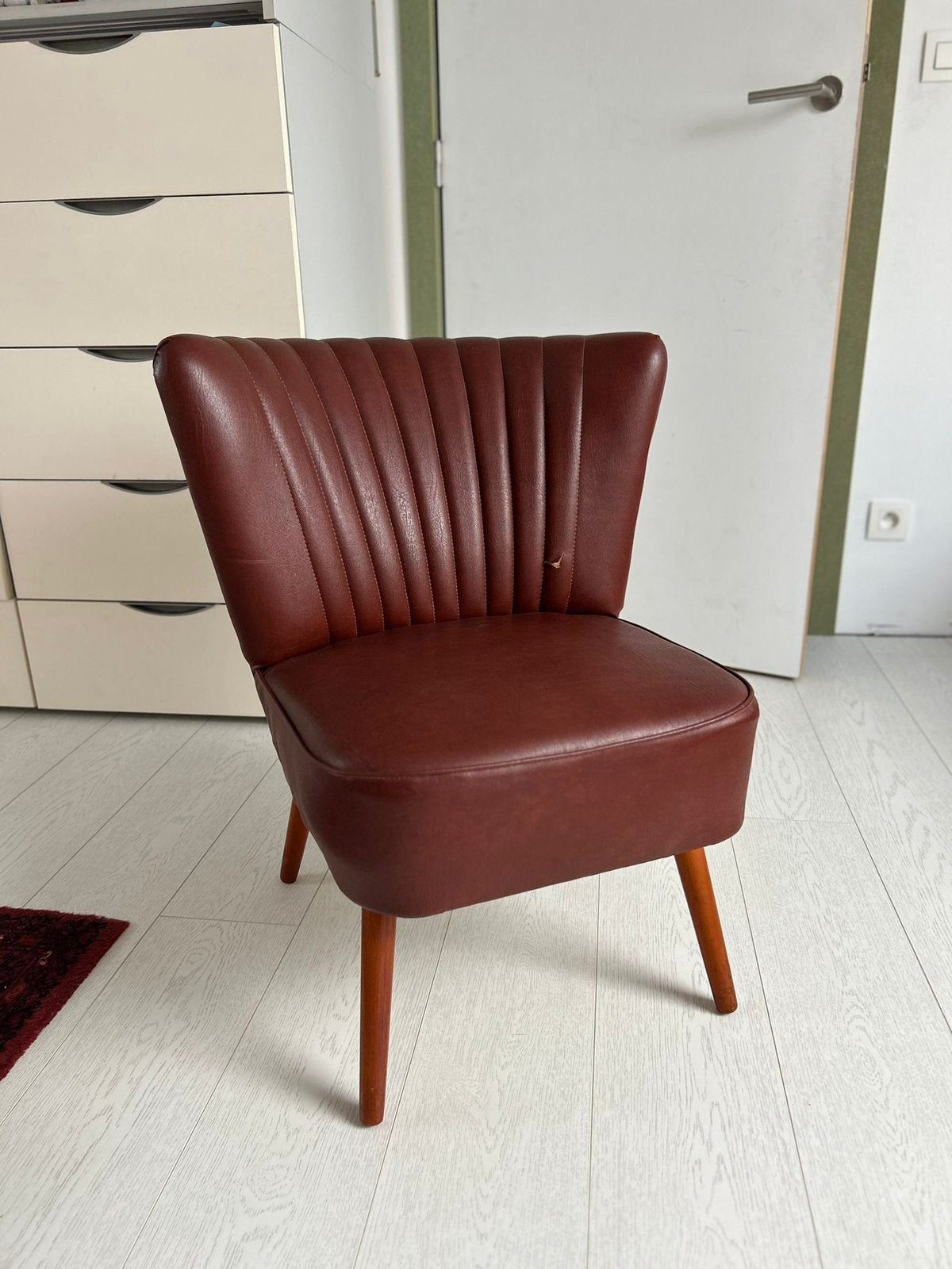 Retro coktail zeteltje, Huis en Inrichting, Ophalen, Gebruikt, Minder dan 75 cm, Hout