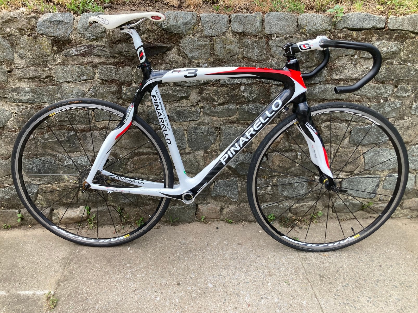 Frameset koersfiets pinarelle fp4, Fietsen en Brommers, Overige merken, 28 inch, Gebruikt, Carbon