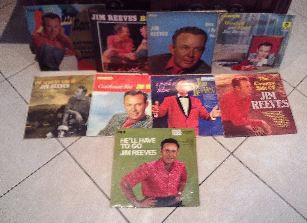 9 Prima LP's van Jim Reeves, Ophalen of Verzenden, Zo goed als nieuw, LP