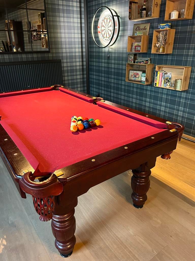Pool biljarttafel 7ft, Sport en Fitness, Biljarten en Poolen, Ophalen, Zo goed als nieuw, Biljarttafel