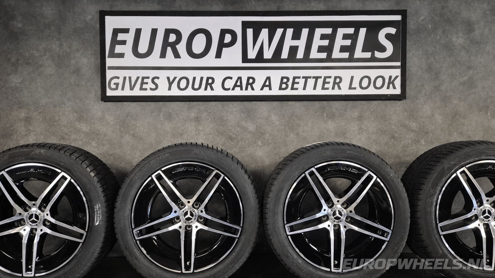 18 inch Mercedes CLE 300e C236 AMG velgen winterbanden, Neuf, Pneus et Jantes, 18 pouces, -