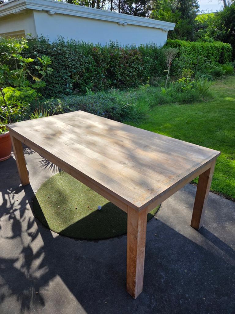 Ethnicraft salle à manger/table à manger Ethnicraft, Enlèvement, Utilisé, Rectangulaire, Bois