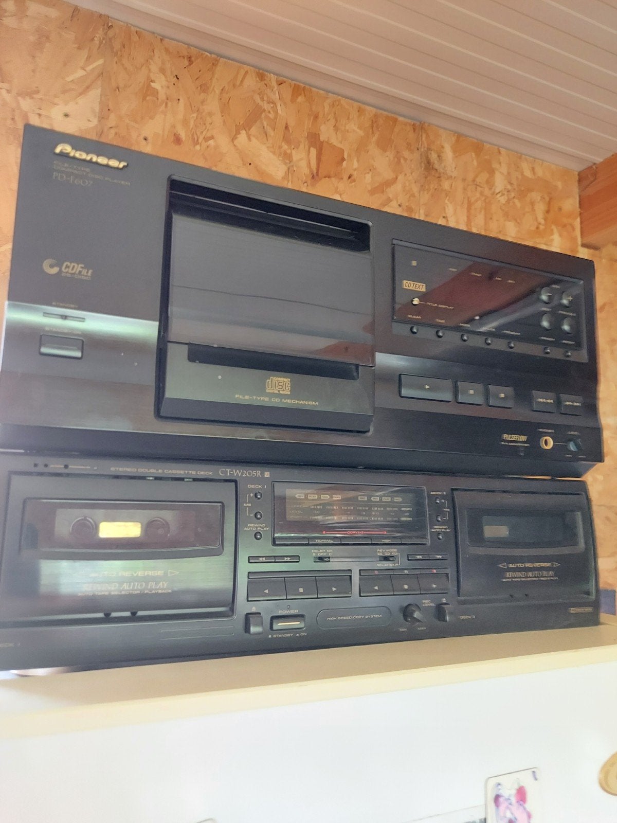 Cassettedeck en cdspeler, Audio, Tv en Foto, Cd-spelers, Ophalen