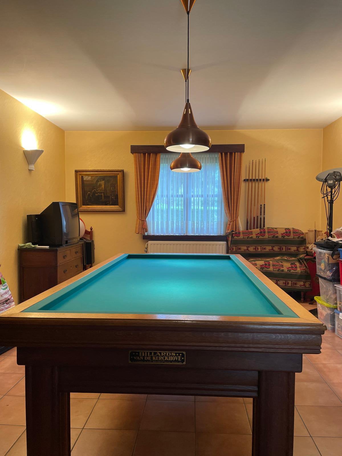Biljart tafel (inclusief keu’s), Ophalen of Verzenden, Zo goed als nieuw