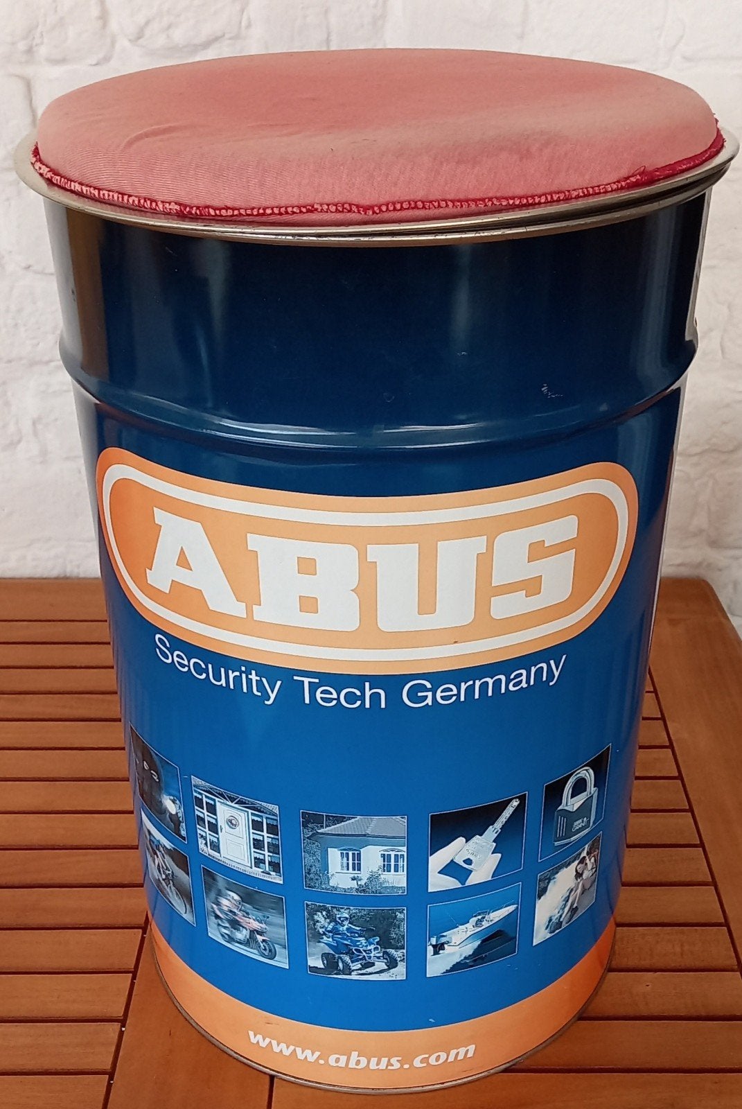 Abus promotie ton/opberg ton, Ophalen
