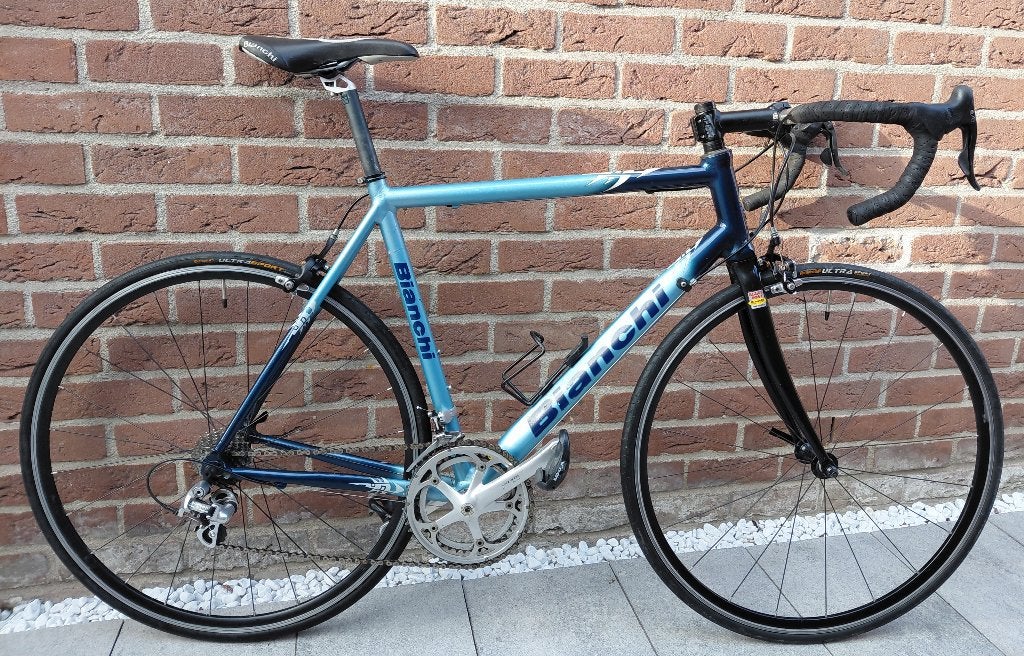 Alu racefiets met Campagnolo, Ophalen, 28 inch, Gebruikt, Velgrem