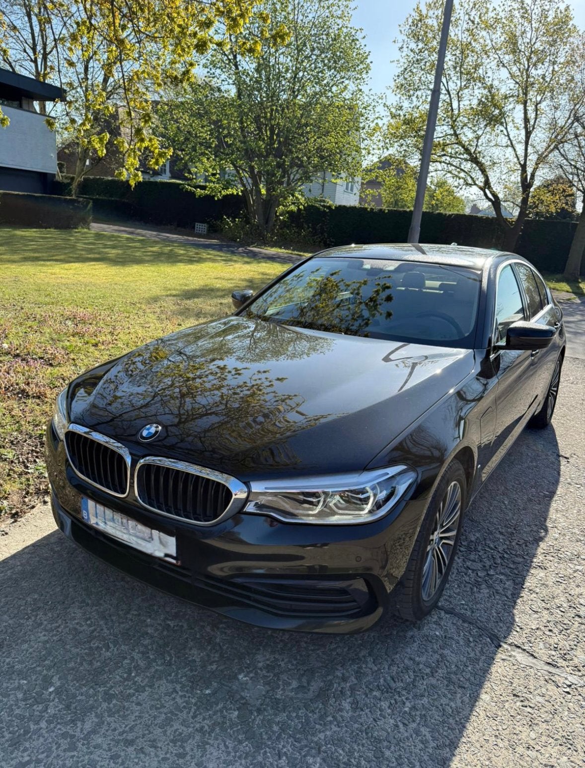 BMW 530e iPerformance Sport Line, Autos, BMW, Cuir, Automatique, 4 cylindres, Entretenue par le concessionnaire