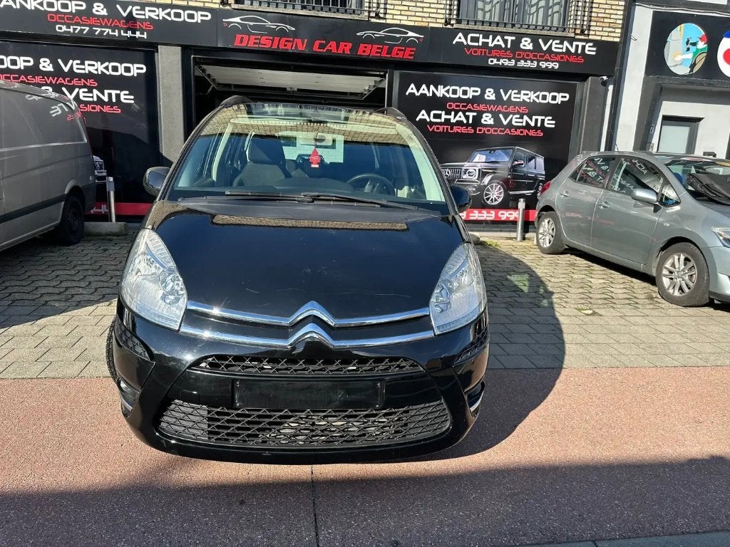 Citroen Grand C4 Picasso 1.6i 7-zitplaatsen 85000 km autopas, Auto's, Euro 5, Monovolume, Zwart, Bedrijf