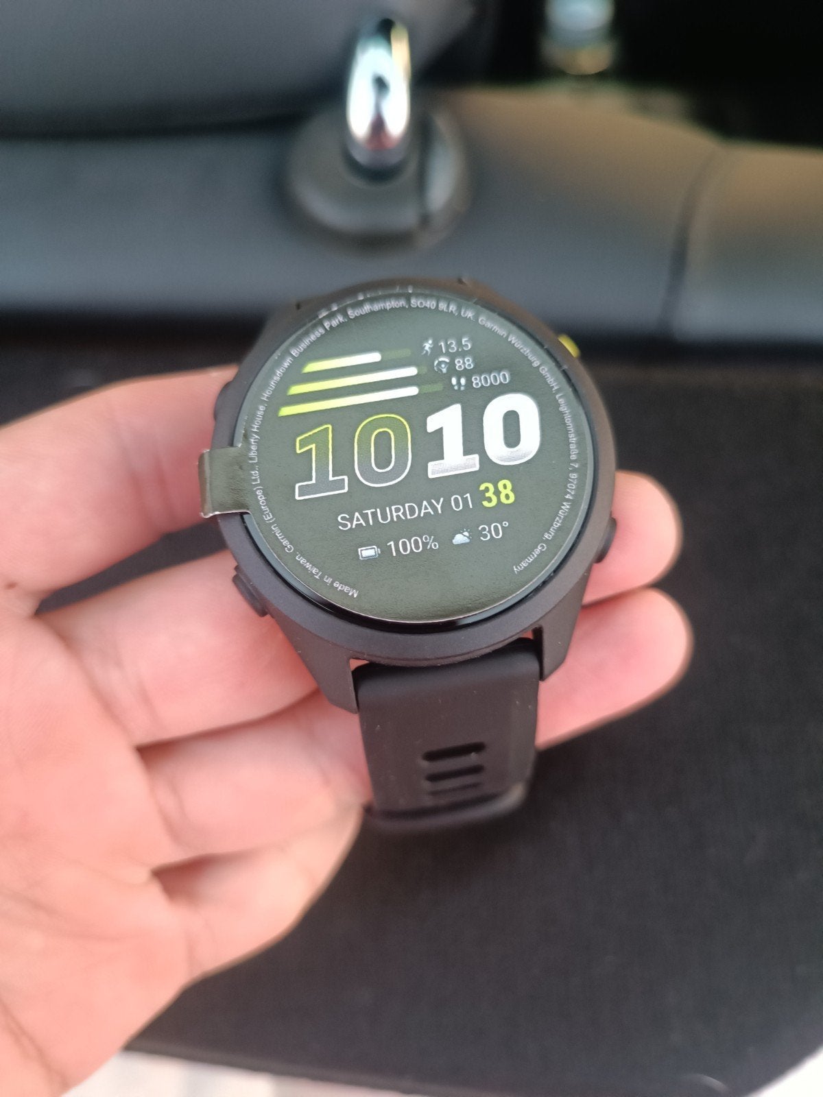 Garmin forerunner 70, Enlèvement