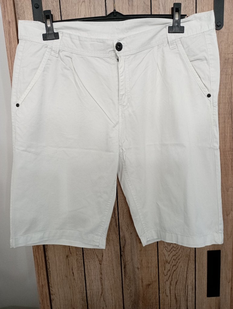 witte katoenen short mt 36, Kleding | Heren, Ophalen of Verzenden, Zo goed als nieuw, Wit