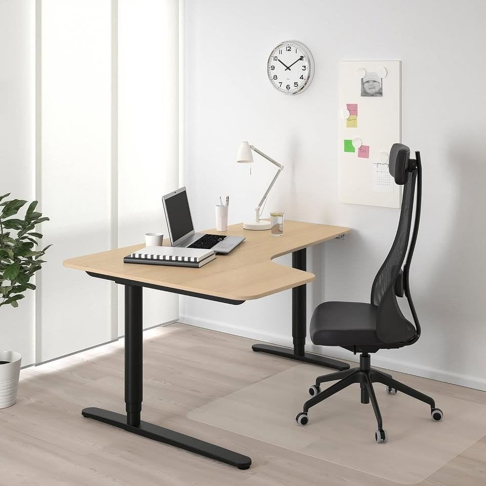 Bureau d'angle, Maison & Meubles, 160 cm, Comme neuf, Brun, IKEA