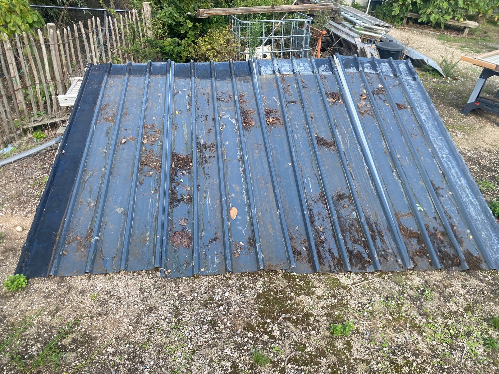 Metalen dakplaten geïsoleerd, Doe-het-zelf en Bouw, Dakpannen en Dakbedekking, Ophalen, Gebruikt