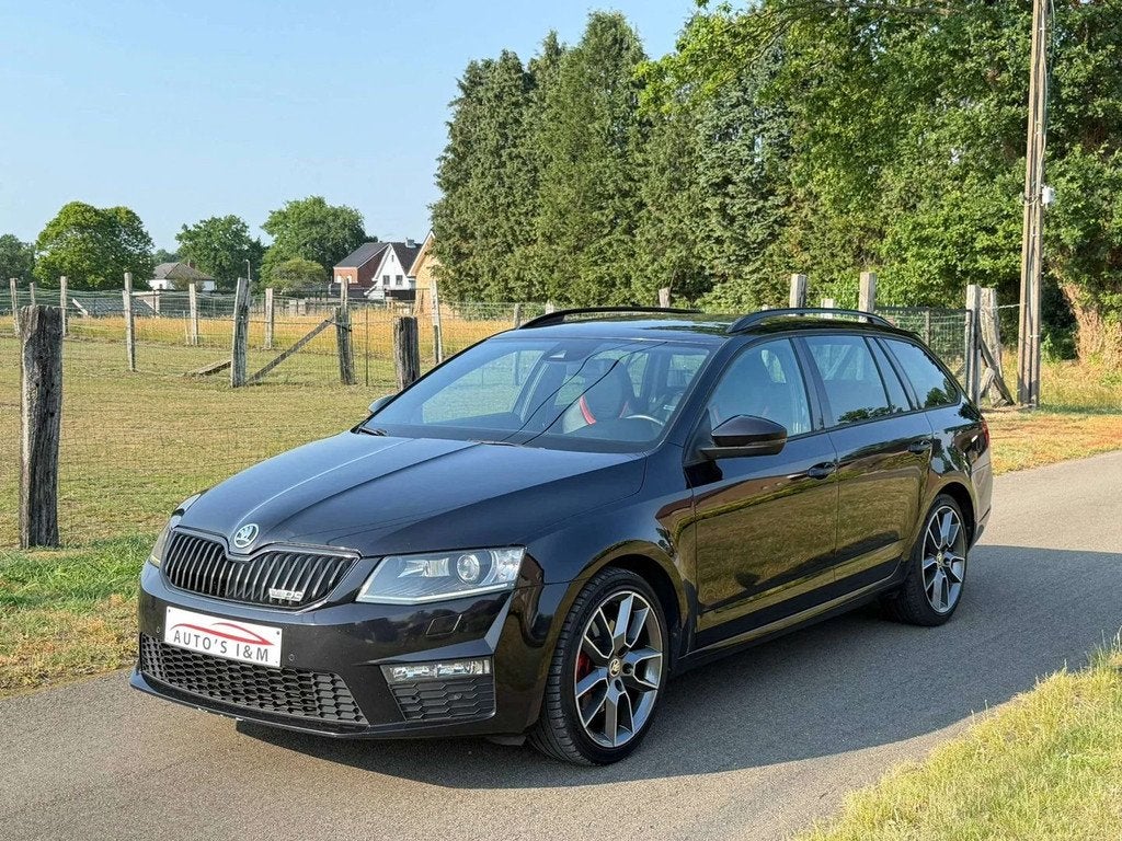Skoda Octavia SW VRS 2.0 TDi DSG Kuipzetels VRS Mode Leder!, Auto's, Skoda, Bedrijf, Te koop, Octavia, ABS, Adaptive Cruise Control