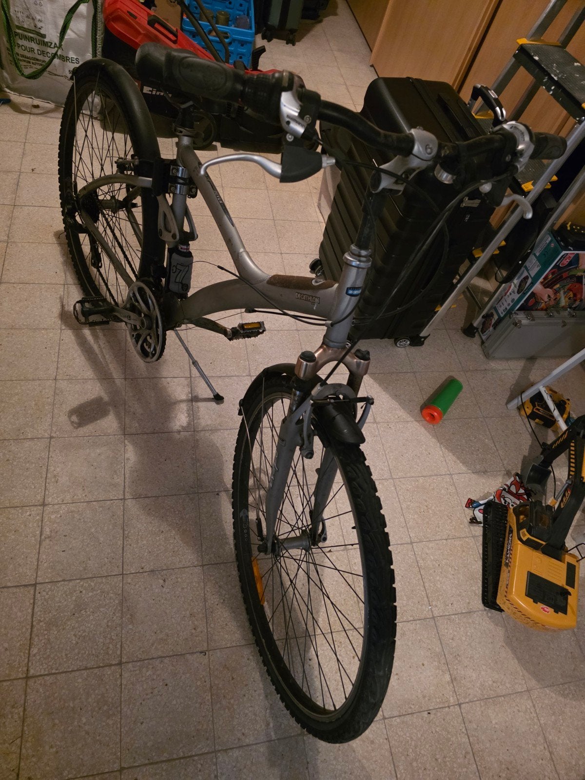 Oude fiets, Ophalen