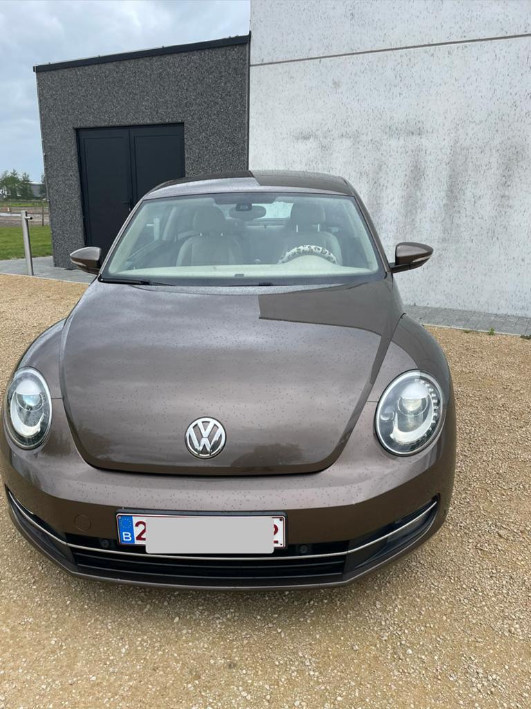 Volkswagen Beetle 2013 1.2 beige leder, Auto's, Volkswagen, Particulier, Beetle (Kever), ABS, Airconditioning, Boordcomputer, Centrale vergrendeling