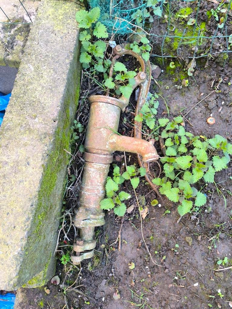 Pompe à eau jardin, Enlèvement