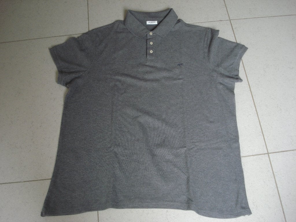 MC Gregor grijze polo, heren. mt 3XL, Overige maten, Ophalen of Verzenden, Grijs, Gedragen