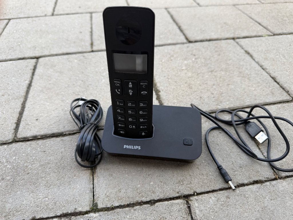 Philips vaste telefoon, Ophalen, Gebruikt, 1 handset