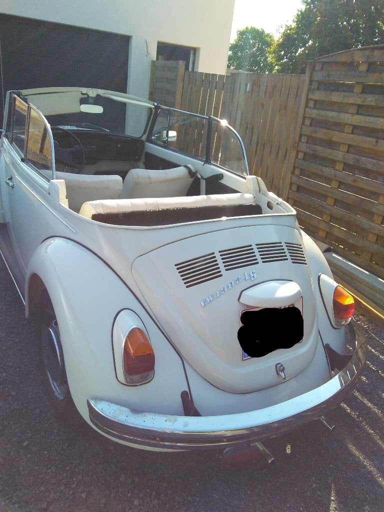 Volkswagen Kever Cabrio 1302S BJ 1972, Auto's, Voorwielaandrijving, Cabriolet, Wit, Overige kleuren