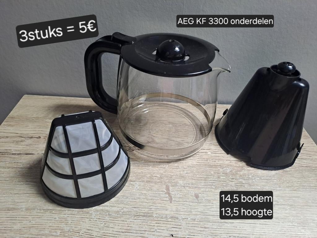 Koffiekan met filtersysteem AEG, Elektronische apparatuur, Onderdelen en Toebehoren, Ophalen of Verzenden