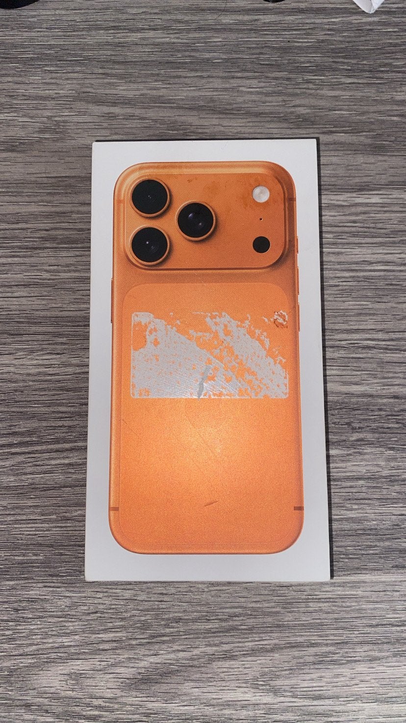 iPhone 17 Pro Oranje 100% Batterij 50 Cycli Goed Als Nieuw, Telecommunicatie, Ophalen of Verzenden, Zo goed als nieuw, 100 %