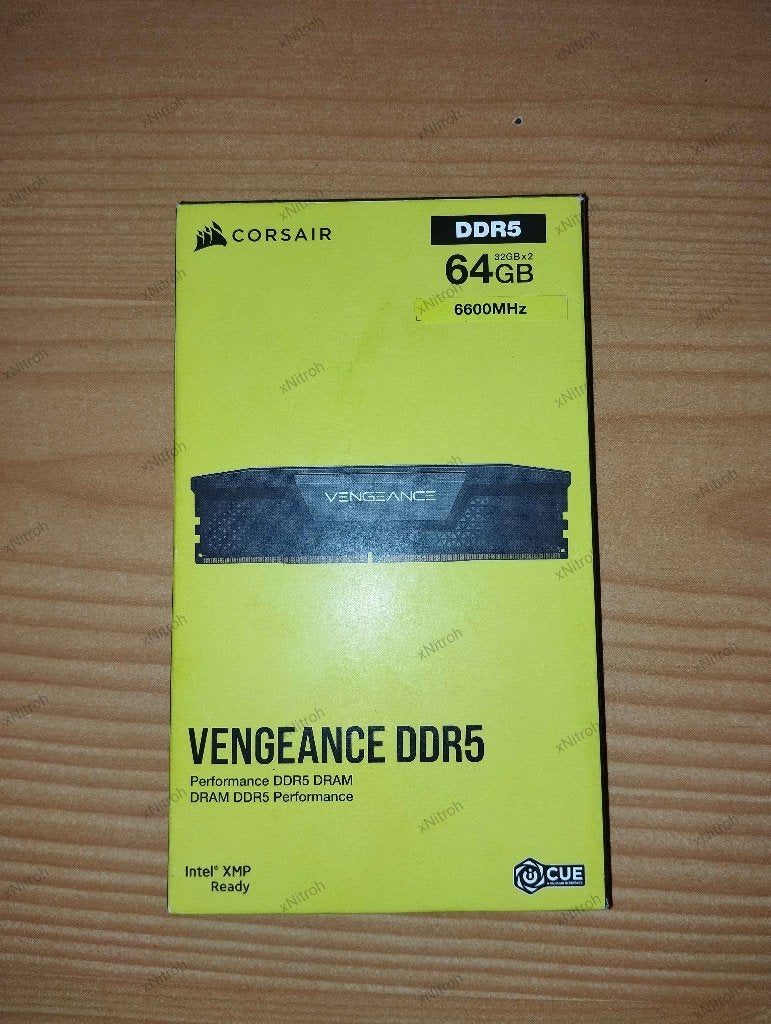 Corsair Vengeance 64 GB (2x32 GB) DDR5 DRAM 6600MT/s CL32, Computers en Software, RAM geheugen, Verzenden, Zo goed als nieuw, Desktop