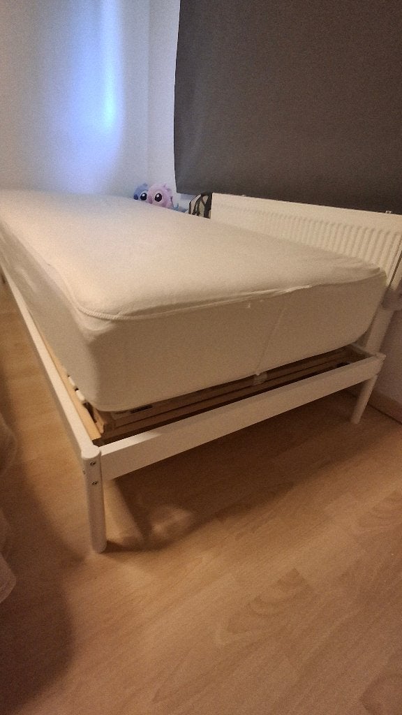 Lattenbodem en dikke matras gratis, Maison & Meubles, Enlèvement, Comme neuf, Matelas