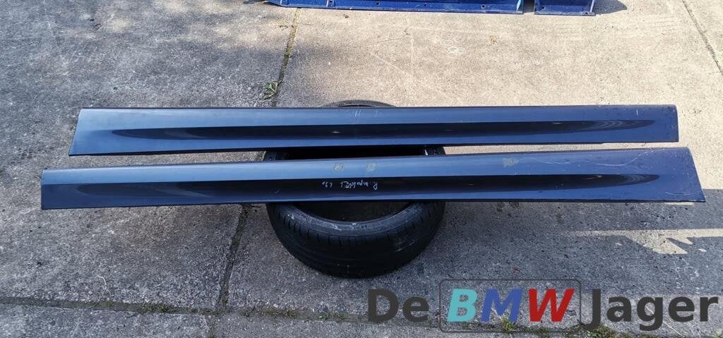 Sideskirt set grijs BMW 3-serie E90 & E91 M 51777906508, Auto-onderdelen, Gebruikt, Ophalen of Verzenden, BMW, BMW