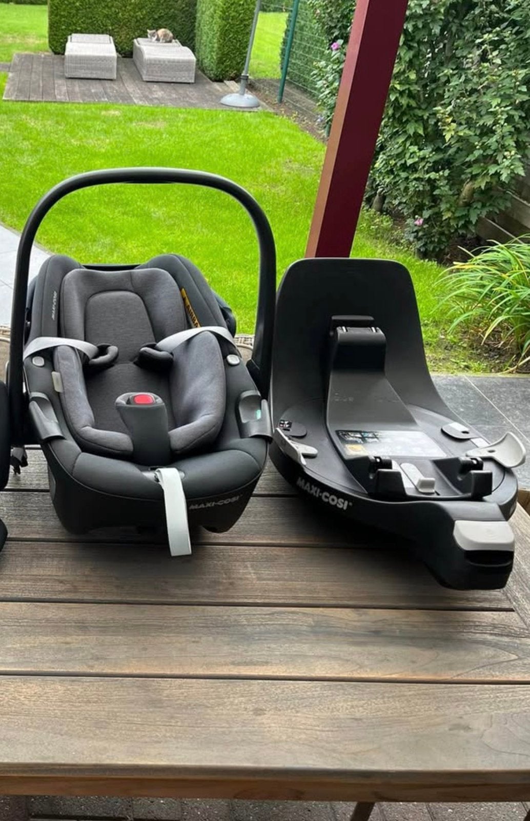 Maxi Cosi Pebble 360 met Familyfix 360, Ophalen, Zo goed als nieuw, Maxi-Cosi, Isofix