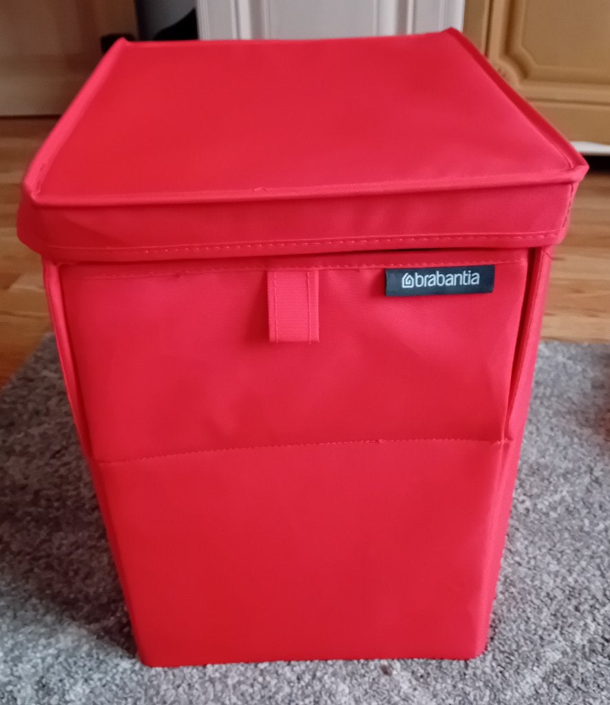 Wasmand brabantia opvouwbaar, Ophalen, Zo goed als nieuw, Rood