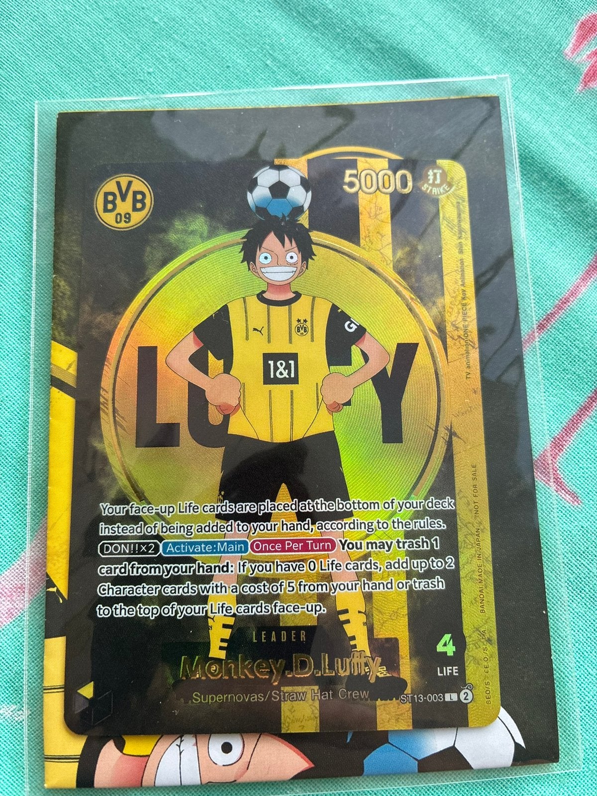 Une seule pièce. Luffy Dortmund SEALD, Enlèvement ou Envoi, Comme neuf