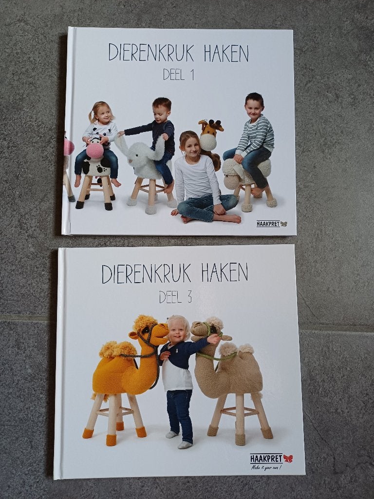 Haakboek - Dierenkruk haken, Ophalen, Zo goed als nieuw, Knutselboek