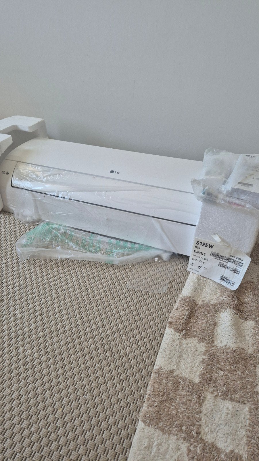 LG Split Airco 3,5 kW (12.000 BTU) NIEUW in doos, Ophalen, Verwarmen, Afstandsbediening